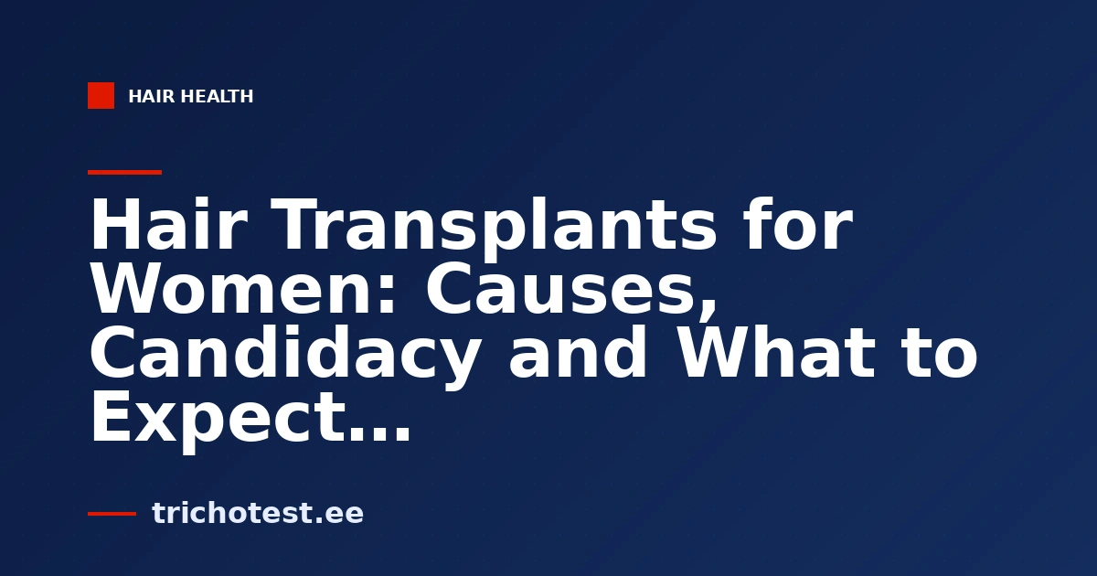 Hair Transplants for Women: Causes, Candidacy and What to Expect