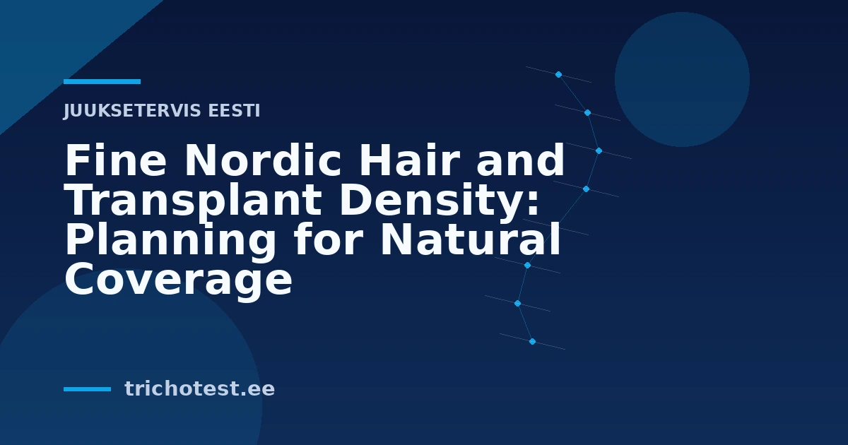 Fine Nordic Hair and Transplant Density: Planning for Natural Coverage