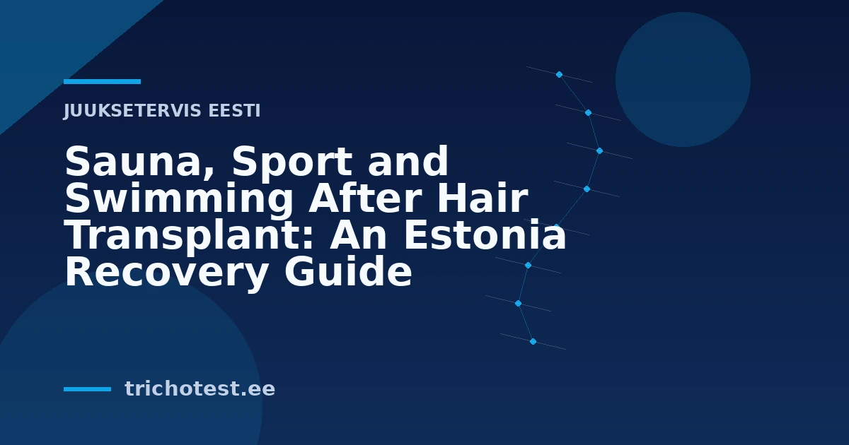 Sauna, Sport and Swimming After Hair Transplant: An Estonia Recovery Guide